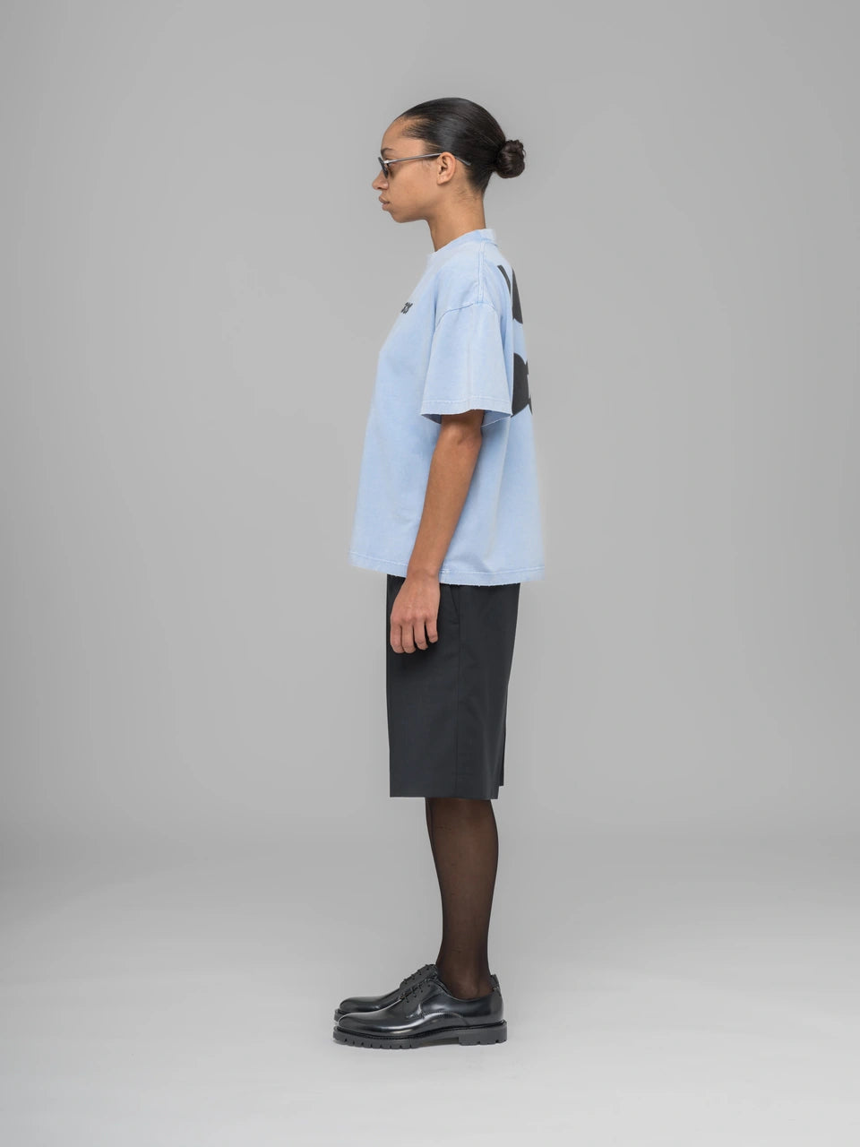 ''032c Loves'' T-Shirt - Faded Light Blue