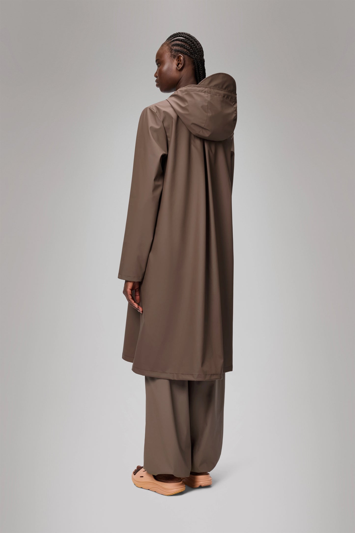 Veste A-line plus longue en W - Nuit