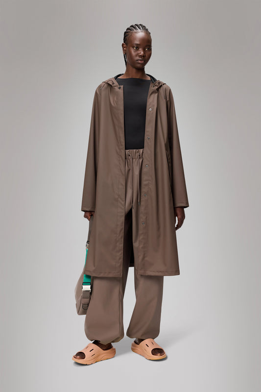 Veste A-line plus longue en W - Nuit