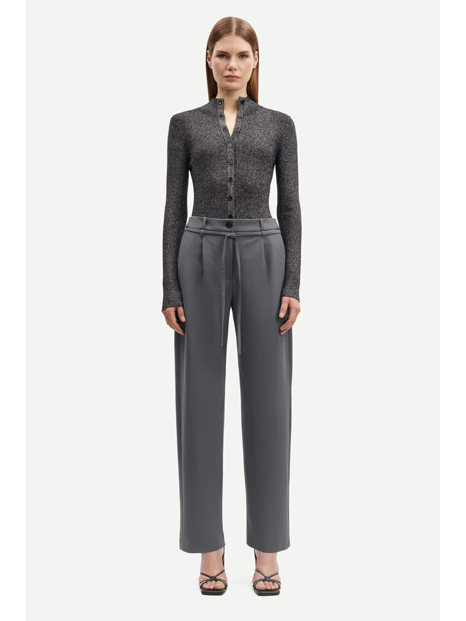 Saluza Trousers - Iron Gate