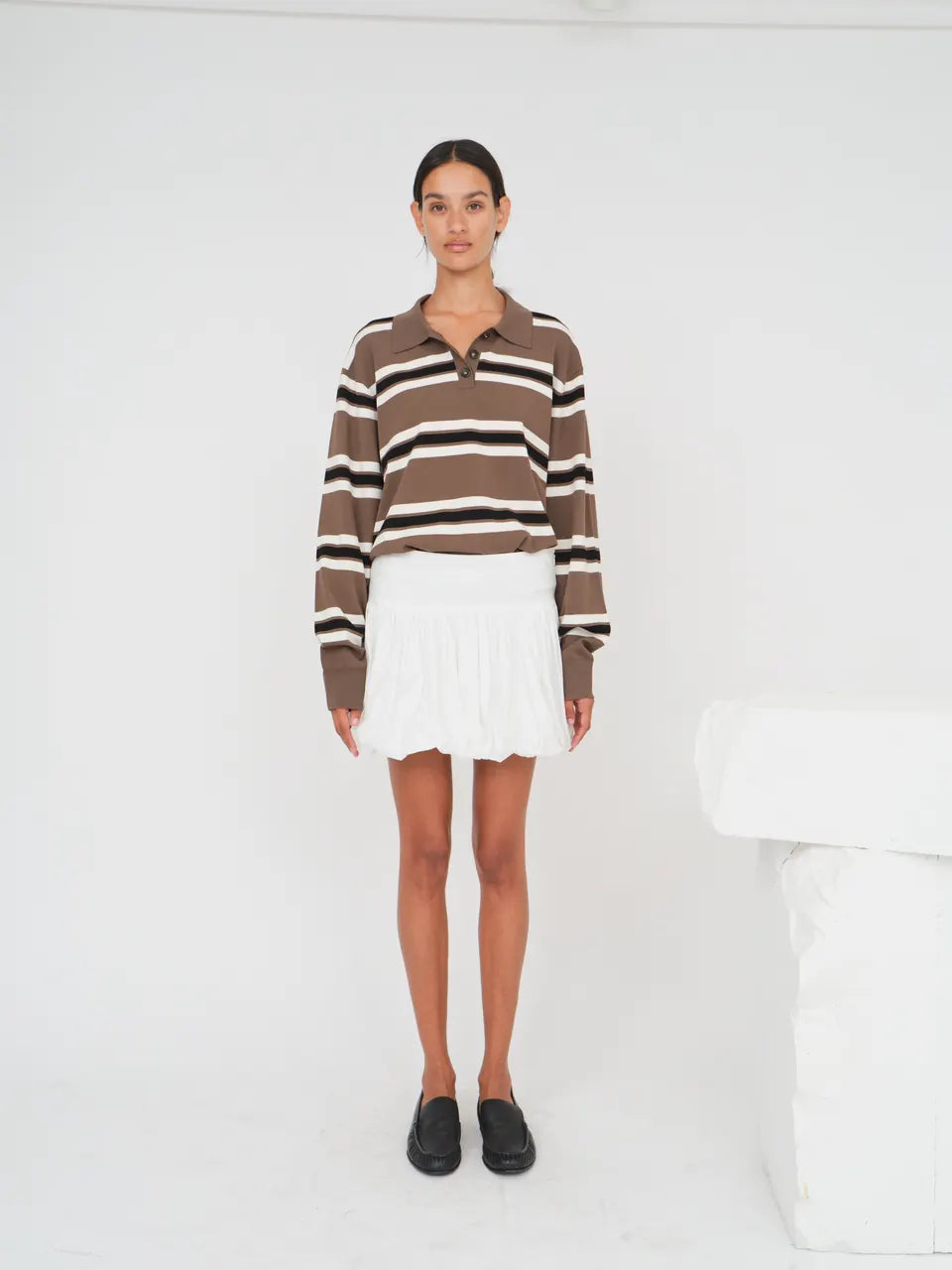 Chemise à manches chypriotes - Vanille