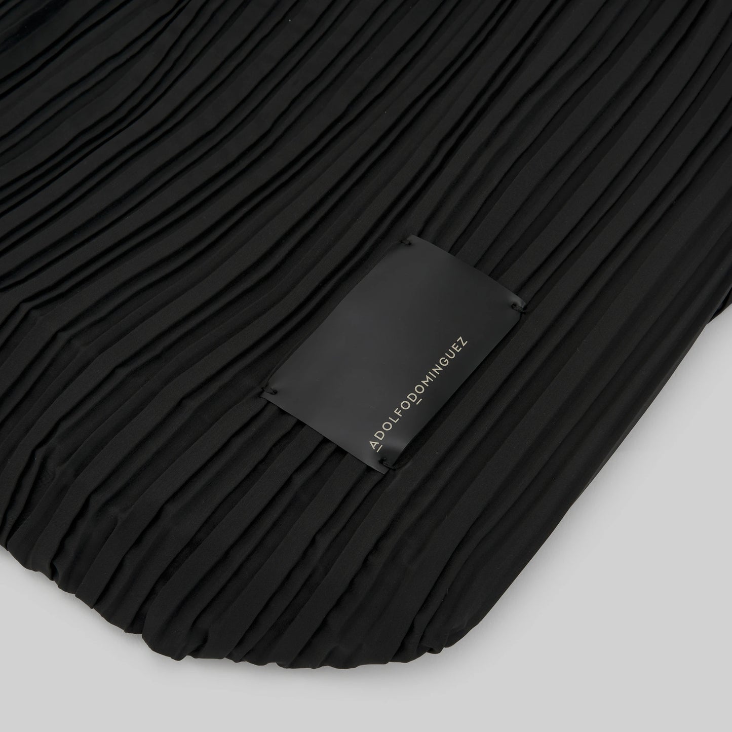 Large Crinkle Shopper Bag - Black