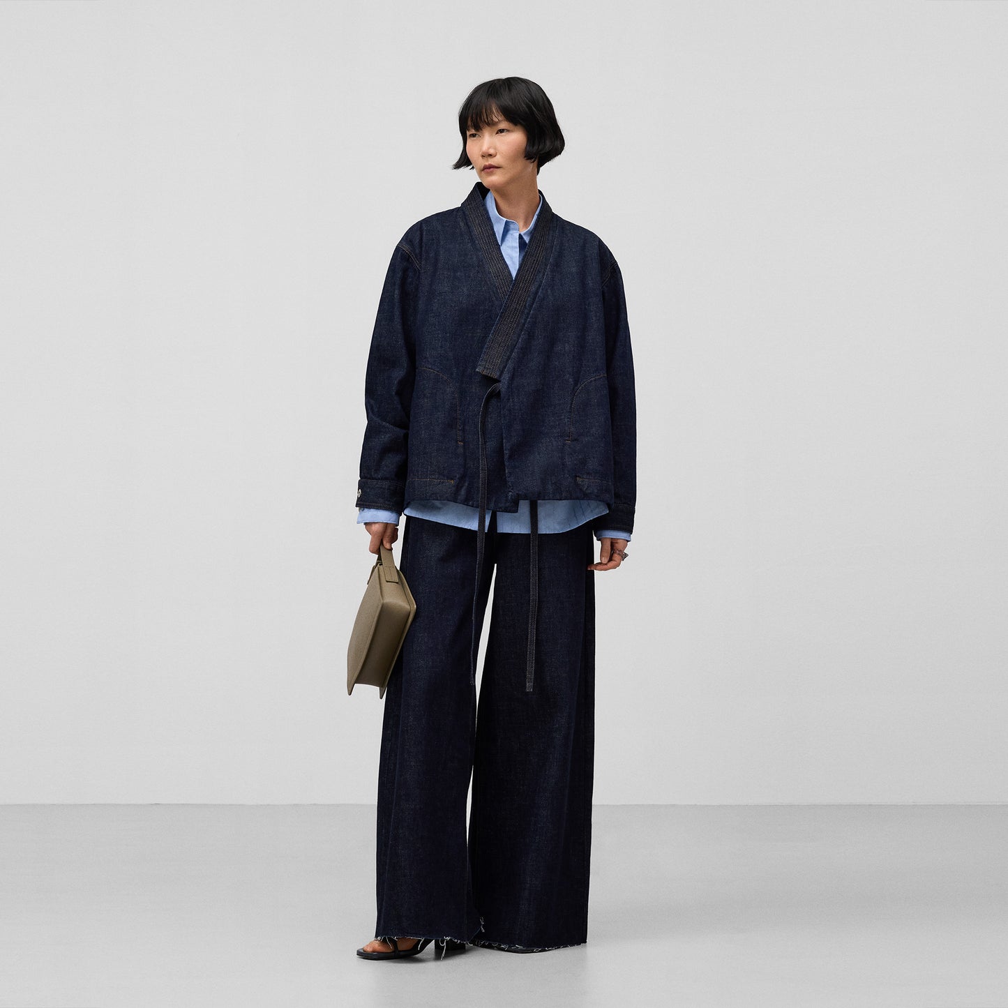 Denim Kimono Jacket - Blue