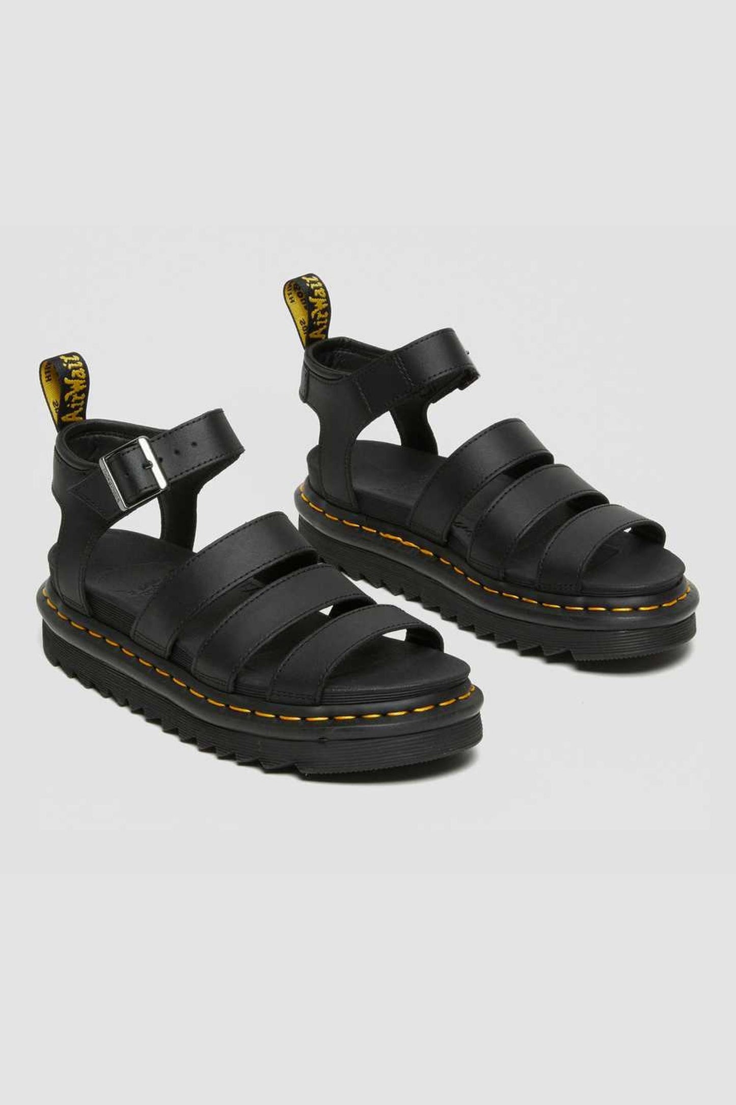 Blaire Hydro Leather Strap Sandals - ect.studio