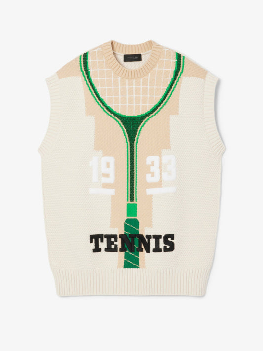 Knitted Vest - Flour / Multi