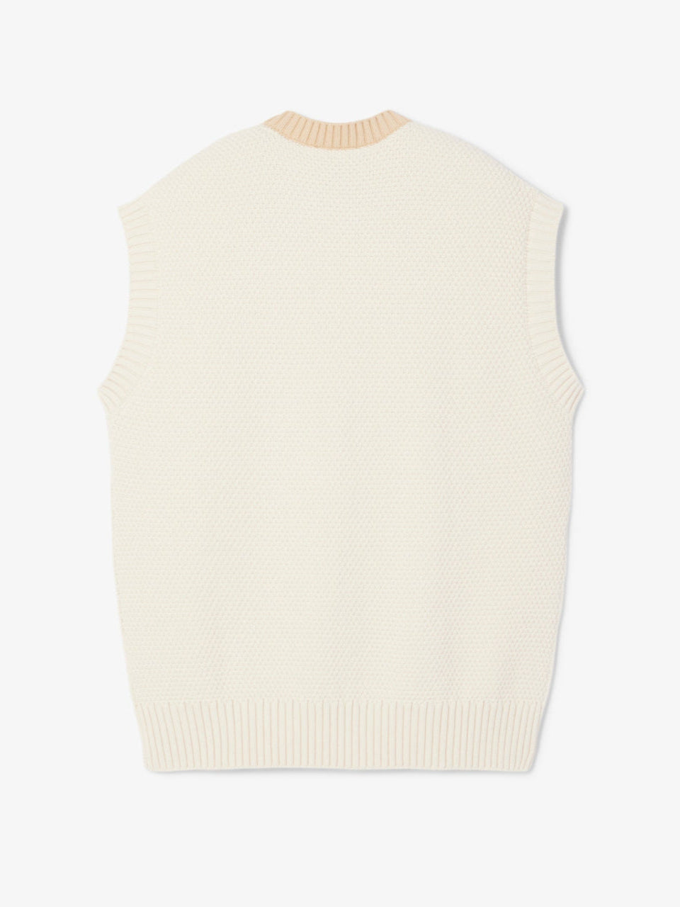 Knitted Vest - Flour / Multi