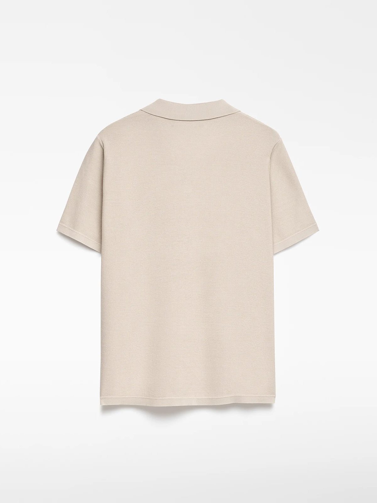 Knit-Polo - Natural