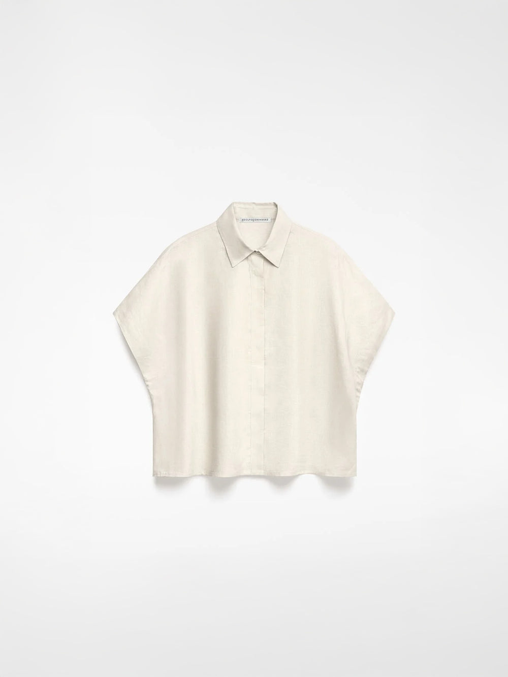Boxy Blouse - Camel Stamped