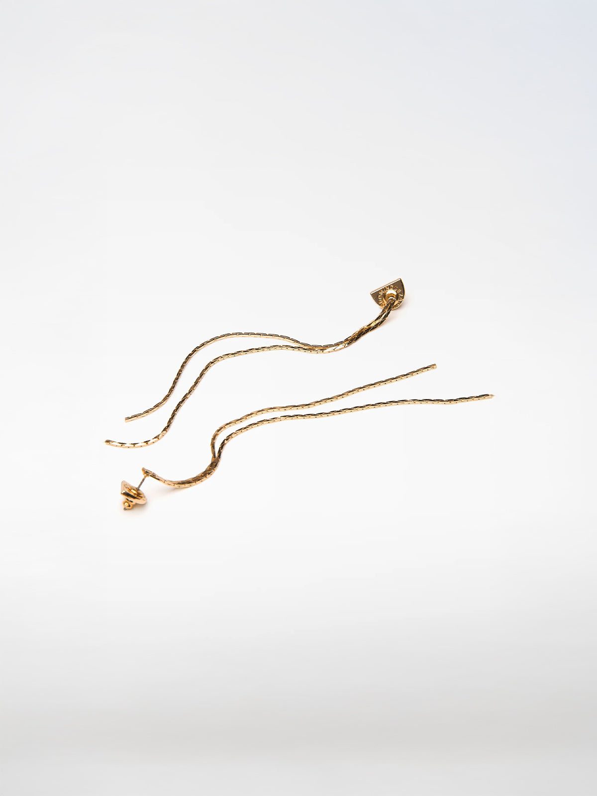 Women's Doublechain Earrings - Gold