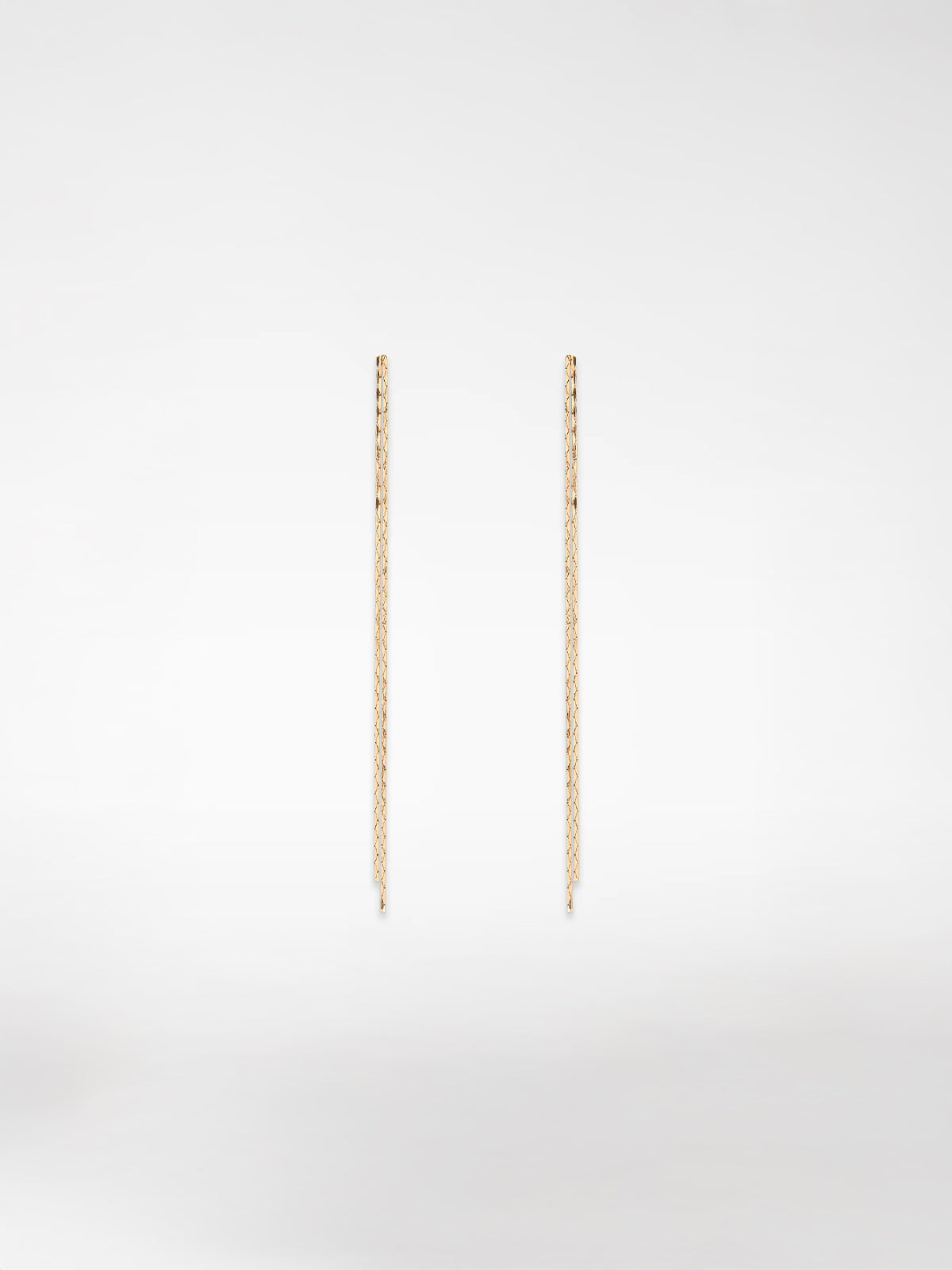 Women's Doublechain Earrings - Gold