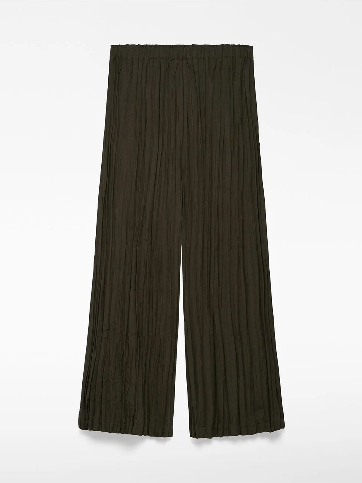 Pleated Wide Leg Trousers