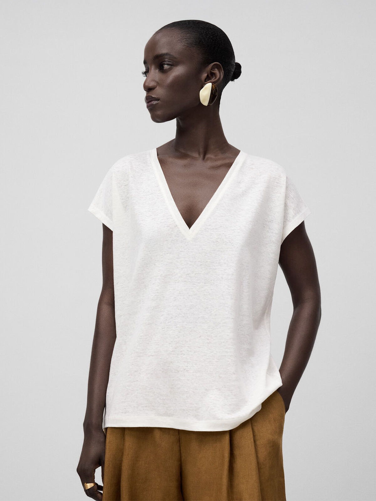 Women's T-shirt - Ecru