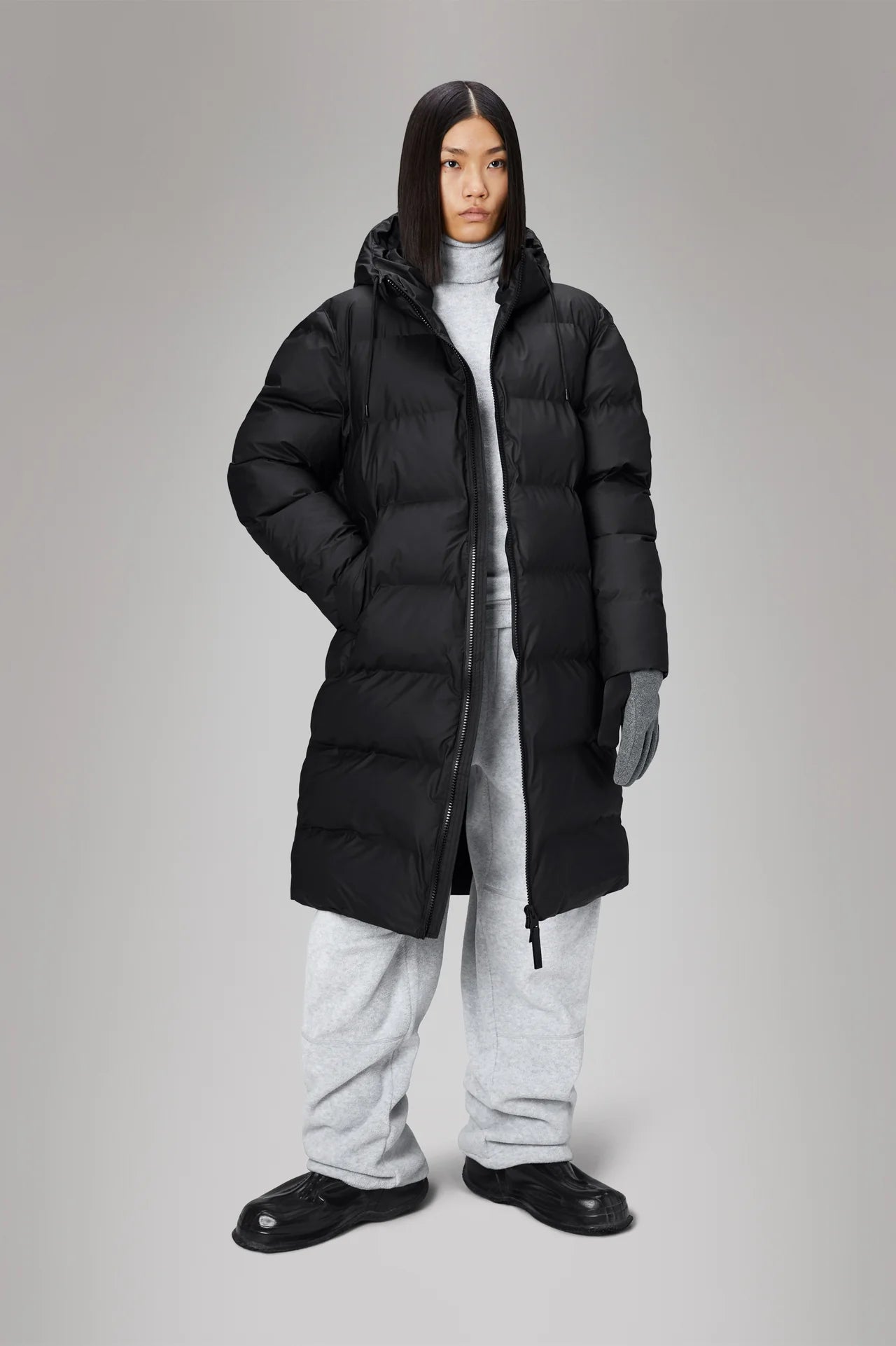 Doudoune longue Alta W3T4 - Noir