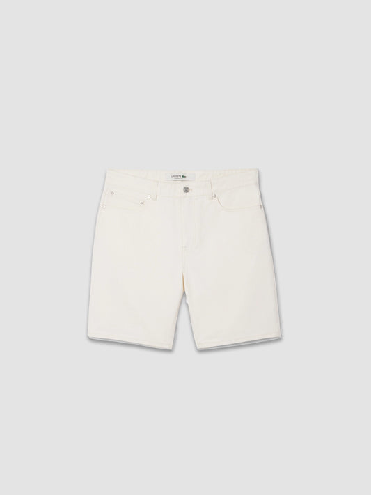Chemise décontractée à manches longues - Blanc / Bleu