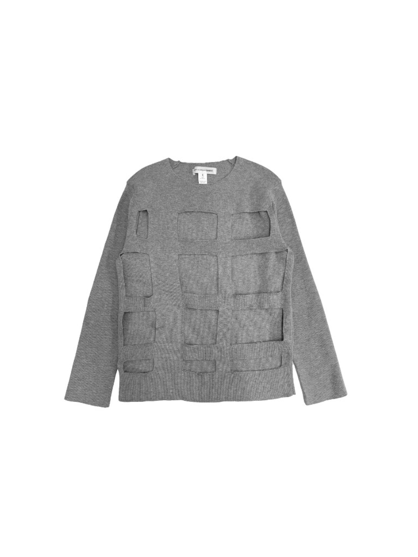 Geometric Cut Out Sweater
