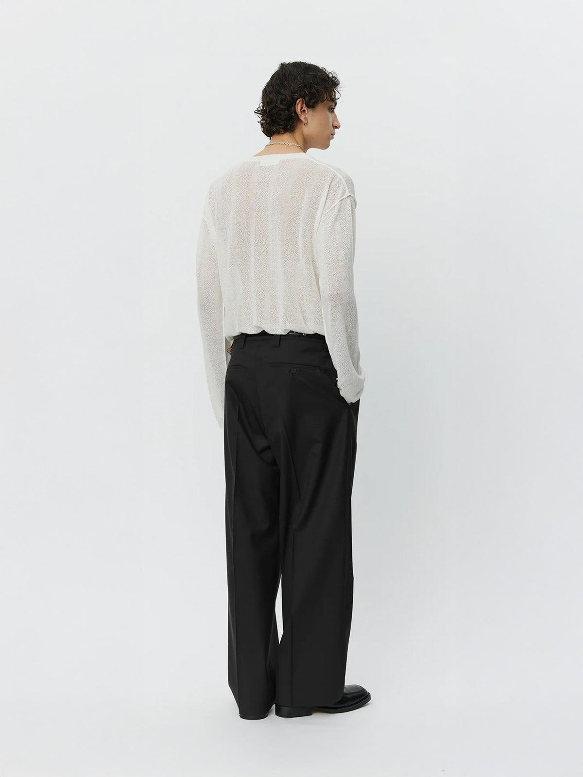 Classic Trousers - Coffee Twill Wool