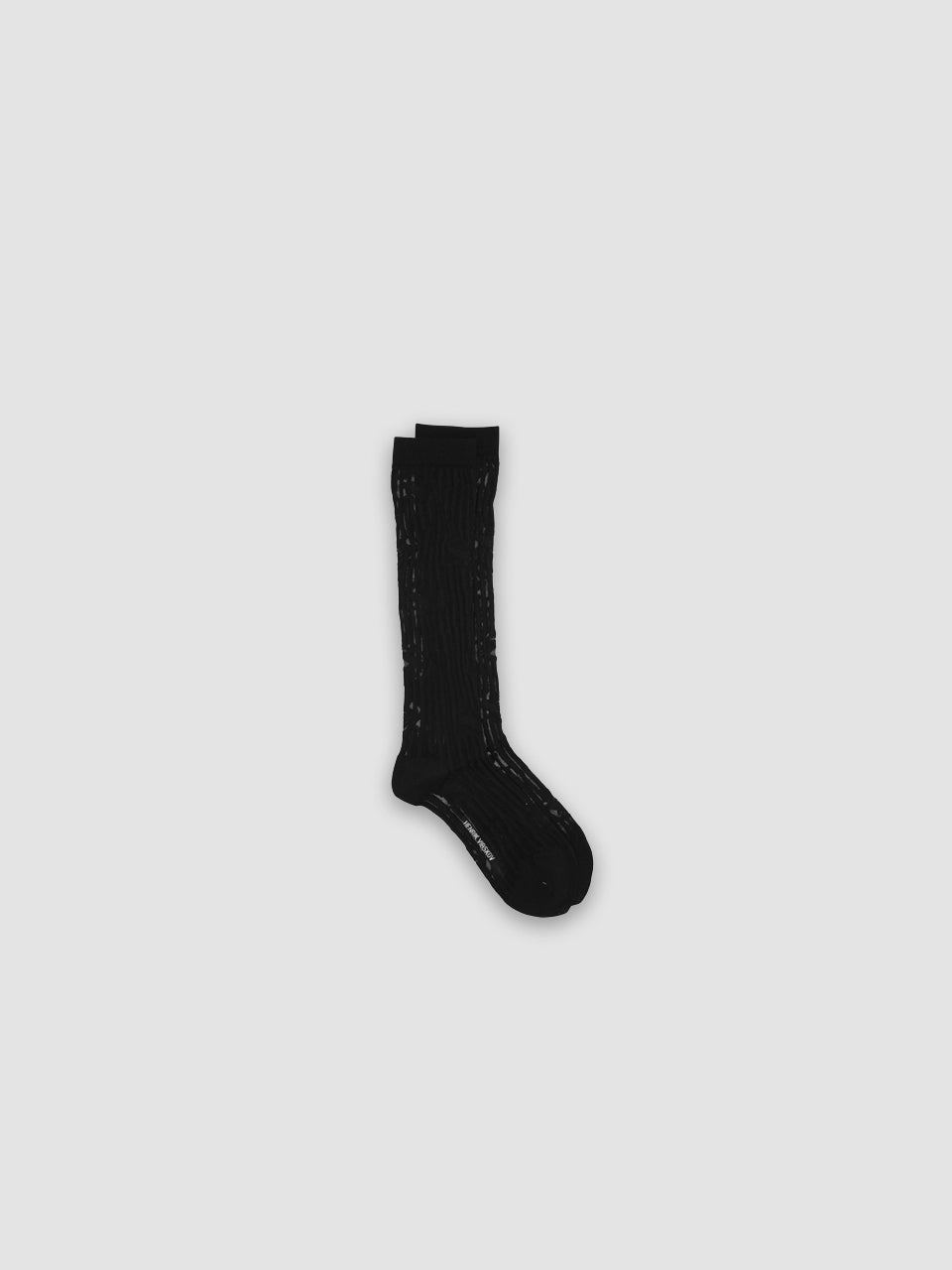 Daffodils Transparent Socks - Black