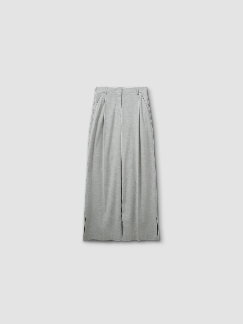 Gabriel Wide Pants - Light Grey