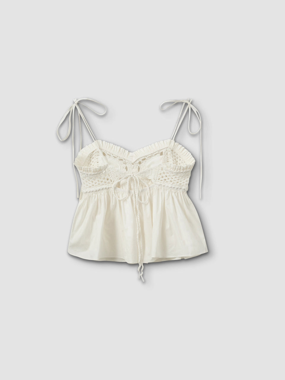 Kirsten Crochet Top - White
