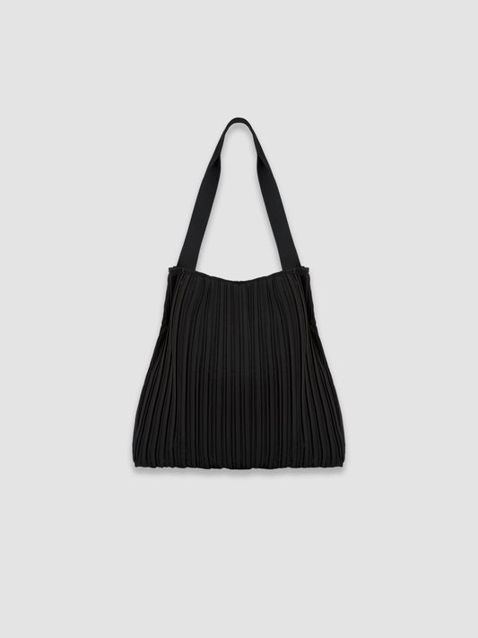 Grand sac cabas froissé - Noir