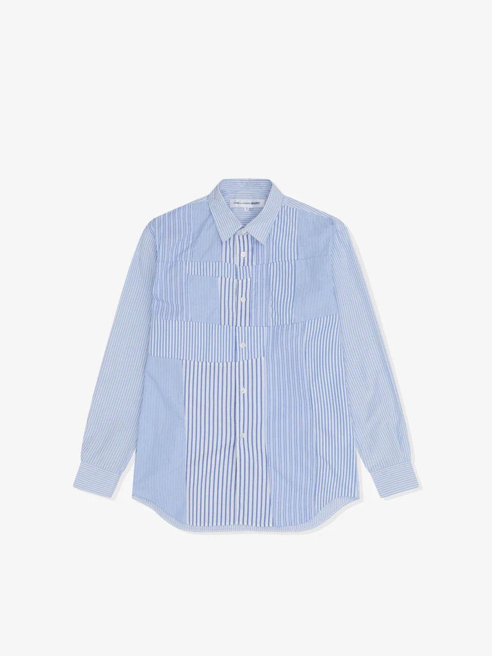 Multi Stripe Patchwork Shirt