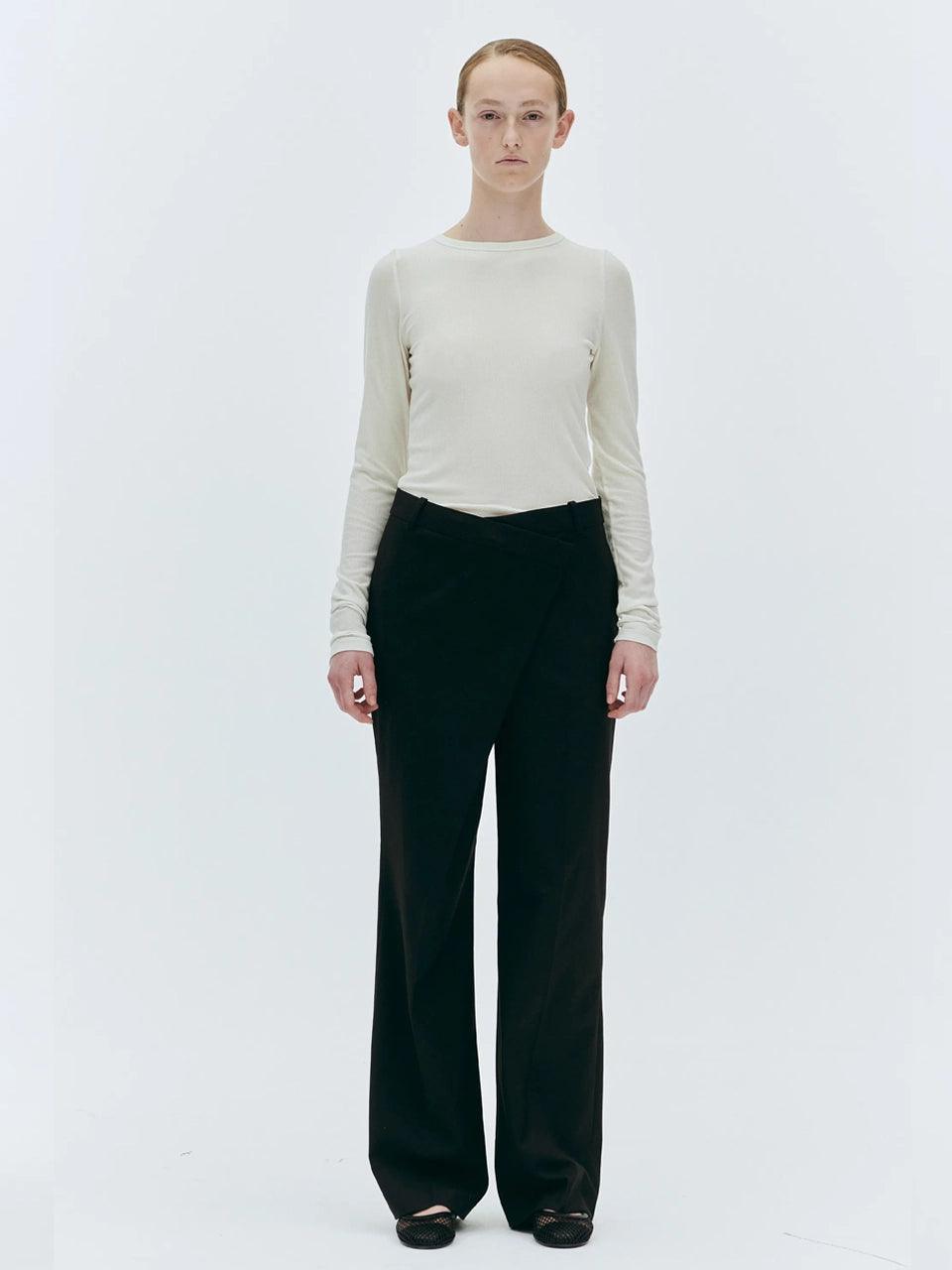 Pluto Twist Pants - Black - ect.studio