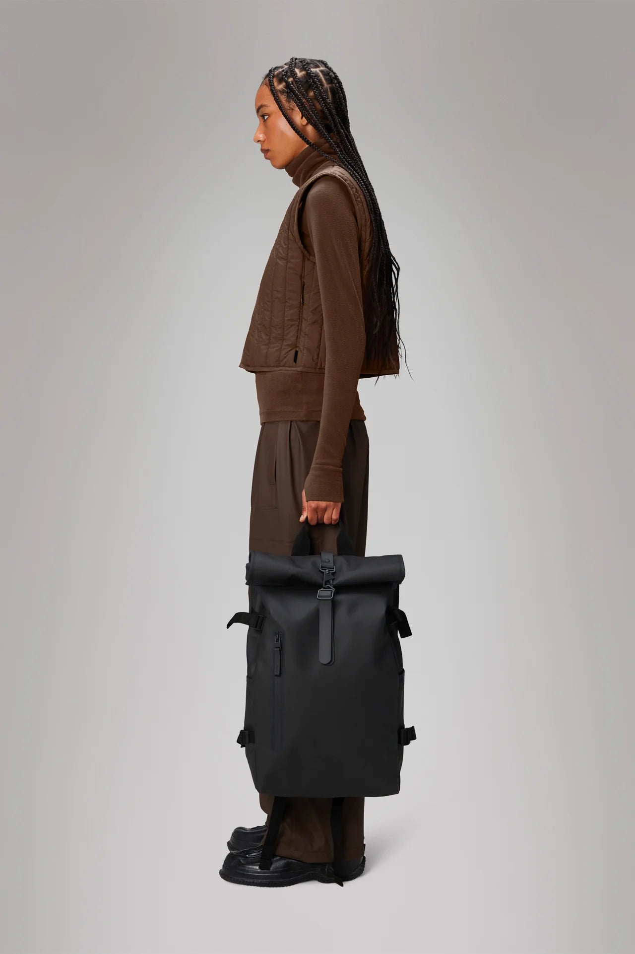 Sac à dos Rolltop W3 - Noir