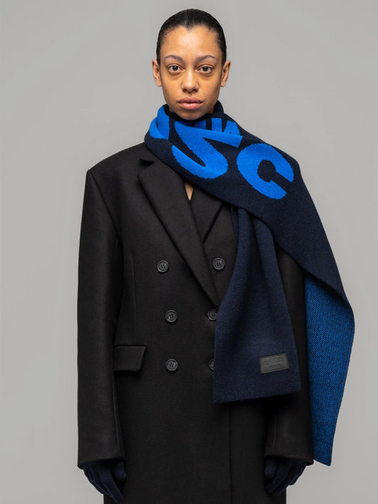 Foulard ''SELFIE'' - Bleu foncé