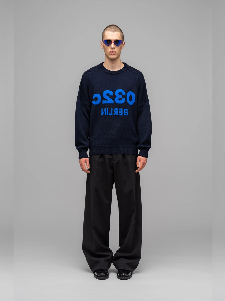 Pull ''SELFIE'' - Bleu foncé