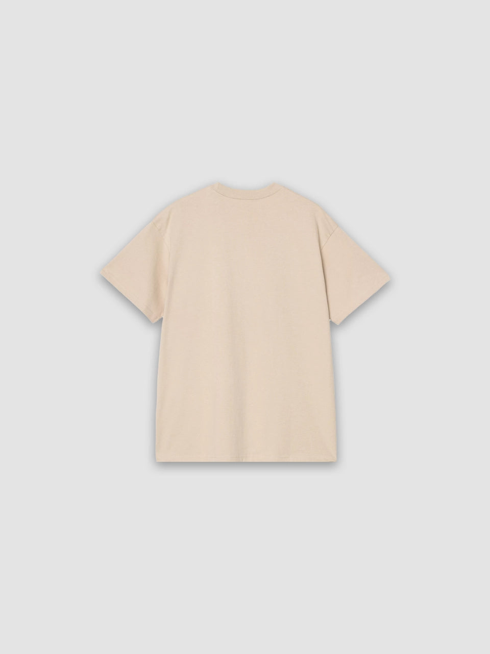 S/S Script Embroidery T-Shirt - Wall / Black