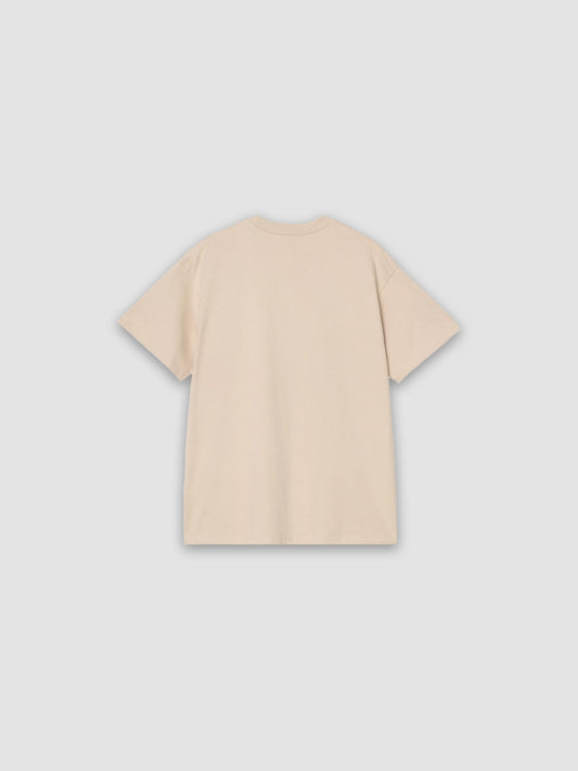T-shirt SS American Script - Blanc
