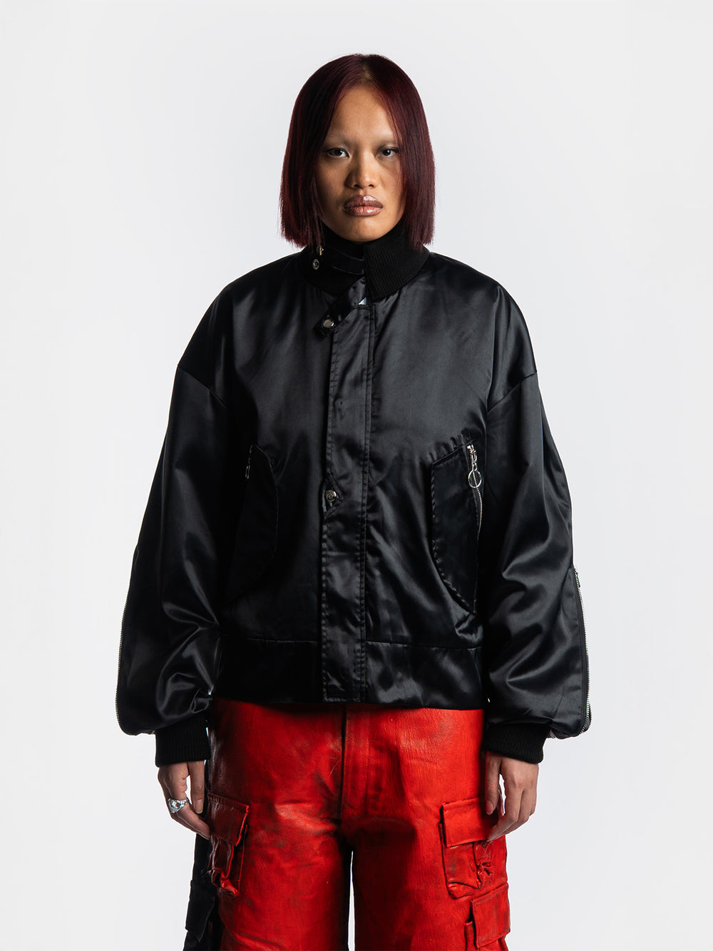 Zipper Dream Bomber Jacket
