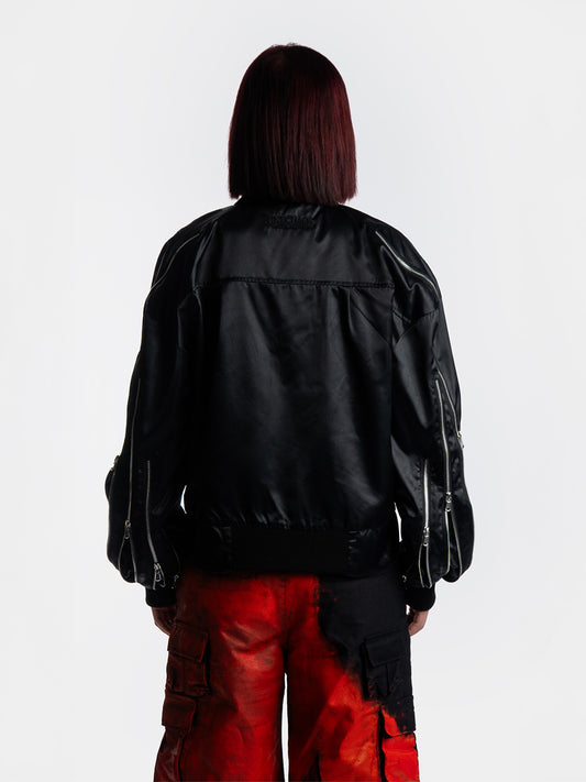 Zipper Dream Bomber Jacket
