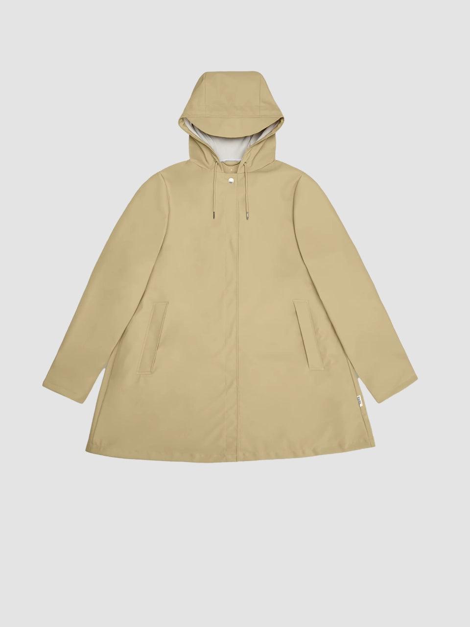 A - Line W Jacket - Sand - Rains - ect.studio