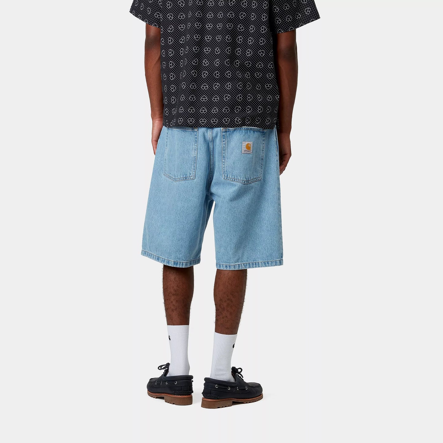 W' Brandon Short - Blue, Stone Bleached