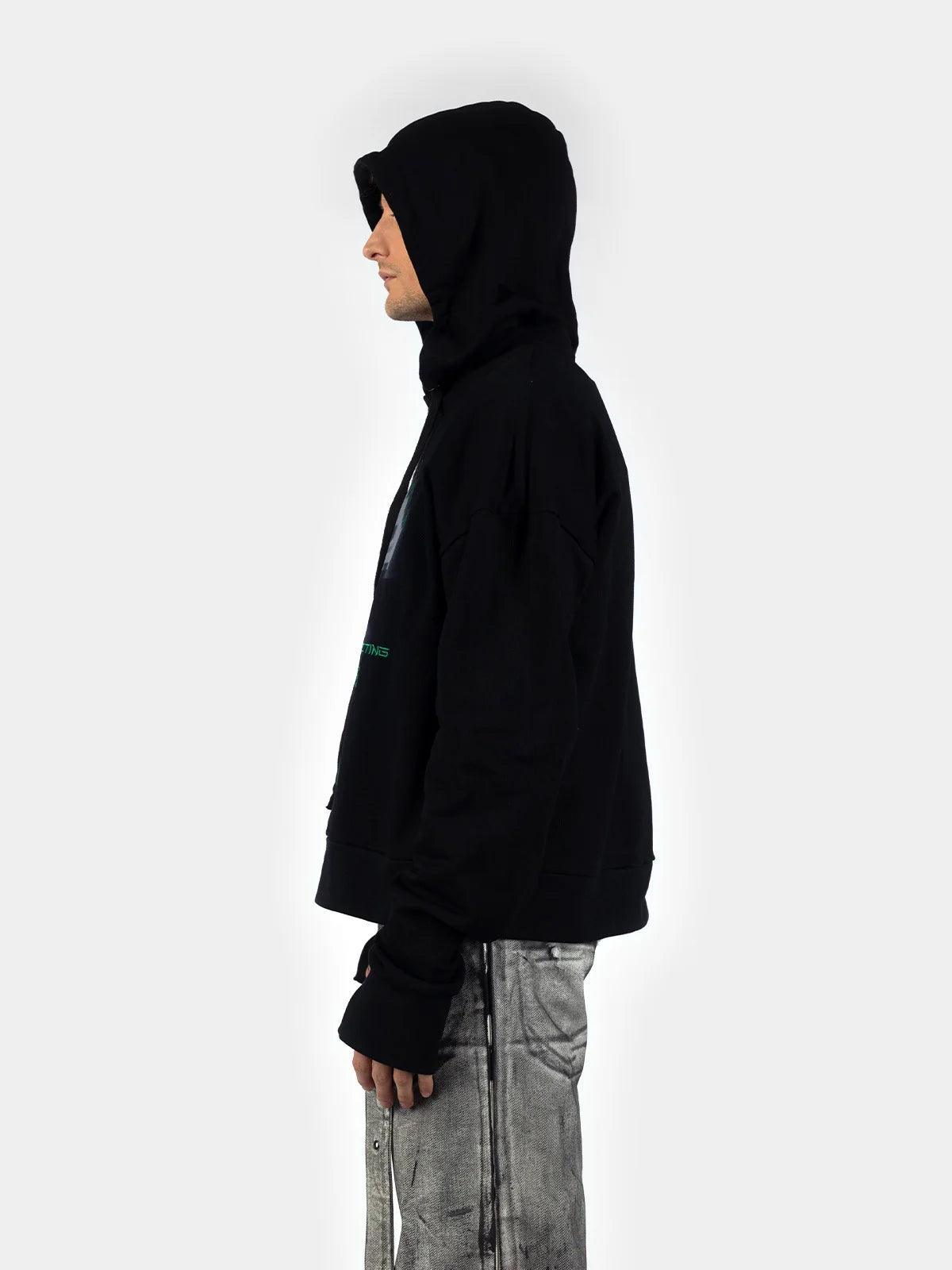 Contradicting Realities Hoodie - Black - Fine Chaos - ect.studio