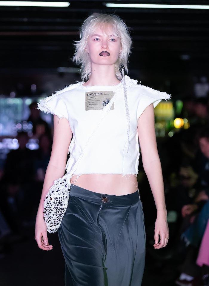 *Couture* Deconstructed Linen T - Shirt - Offwhite - Fine Chaos - ect.studio