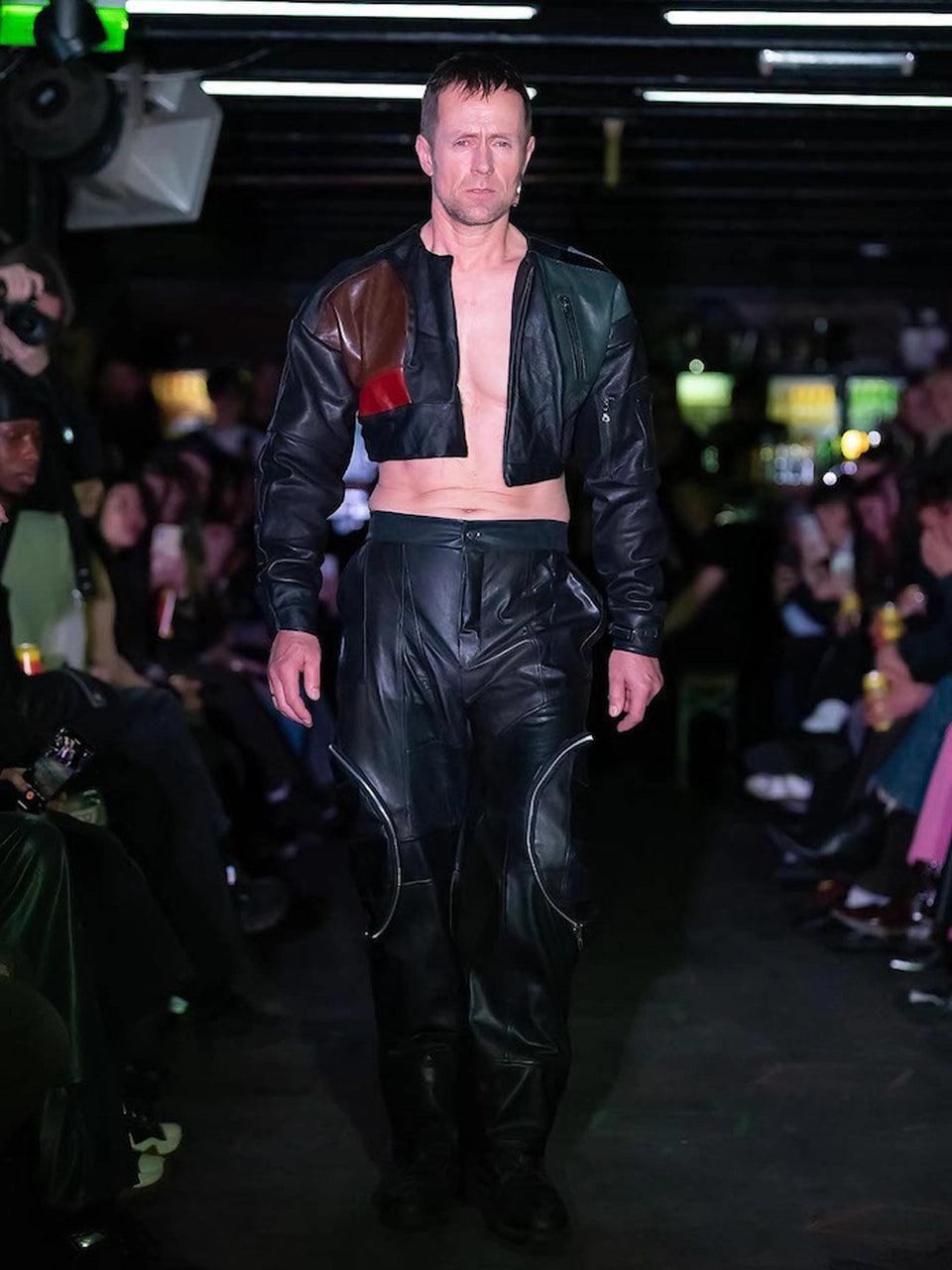 *Couture* Weathered Leather Jacket - Black - Fine Chaos - ect.studio