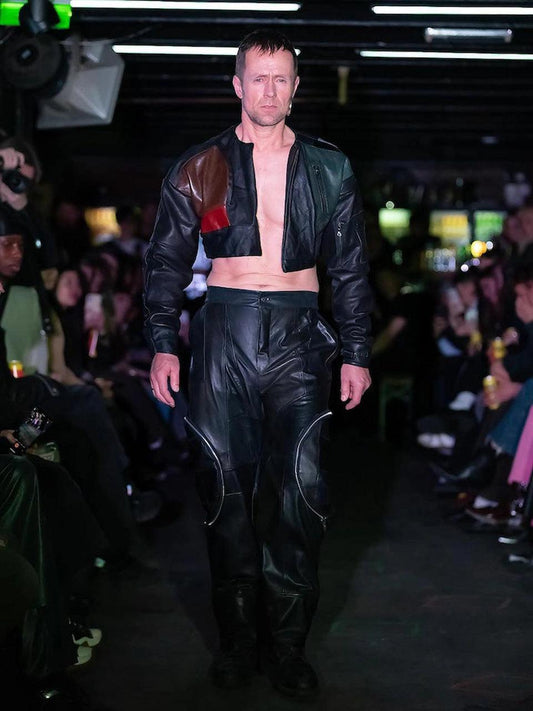 *Couture* Weathered Leather Jacket - Black - Fine Chaos - ect.studio