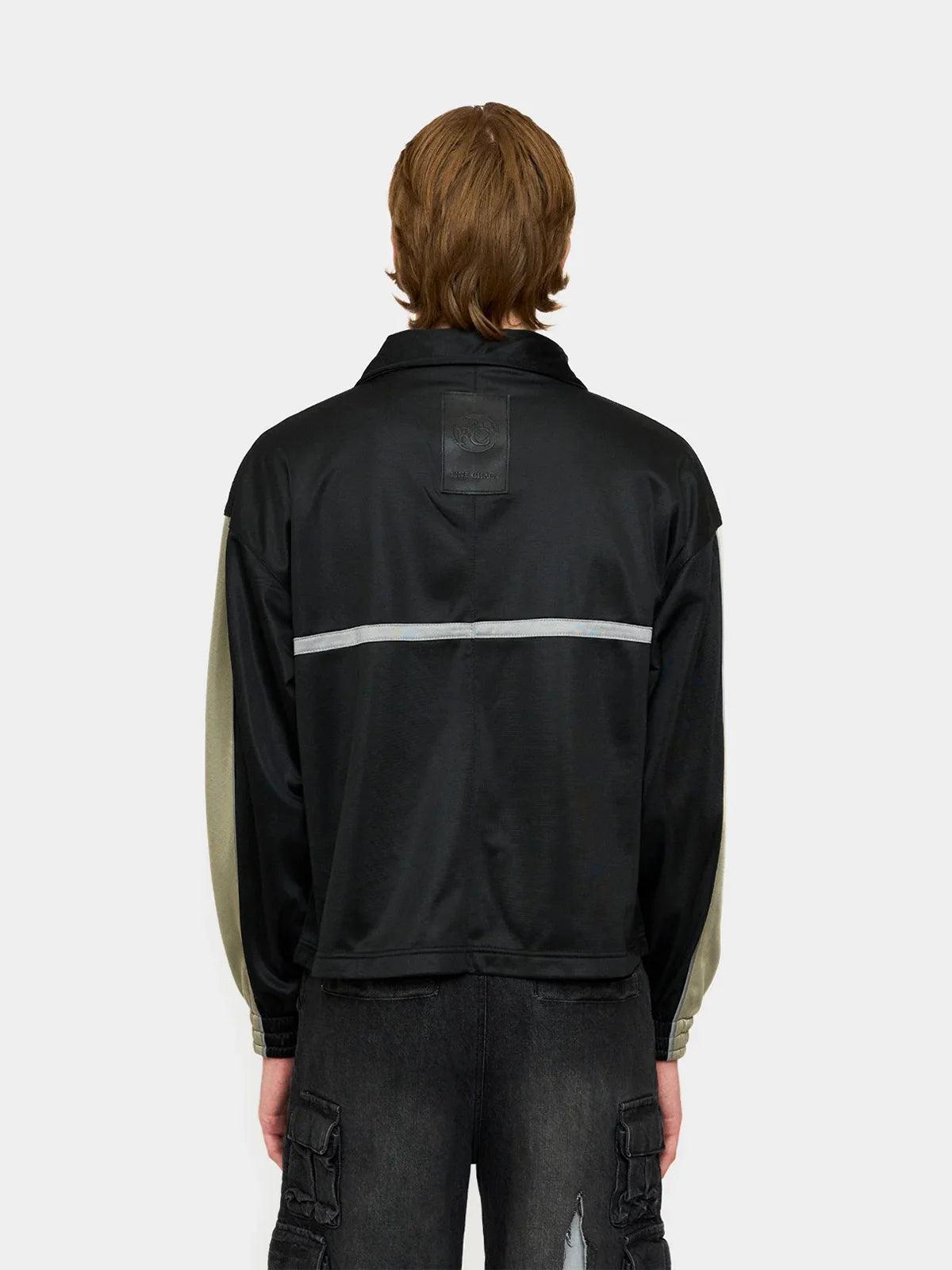 Dreamers Lounge Tracksuit Top - Black - Fine Chaos - ect.studio