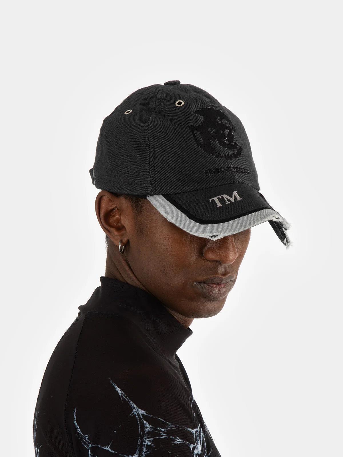 FC Corp. Denim Cap - Dark Grey - Fine Chaos - ect.studio