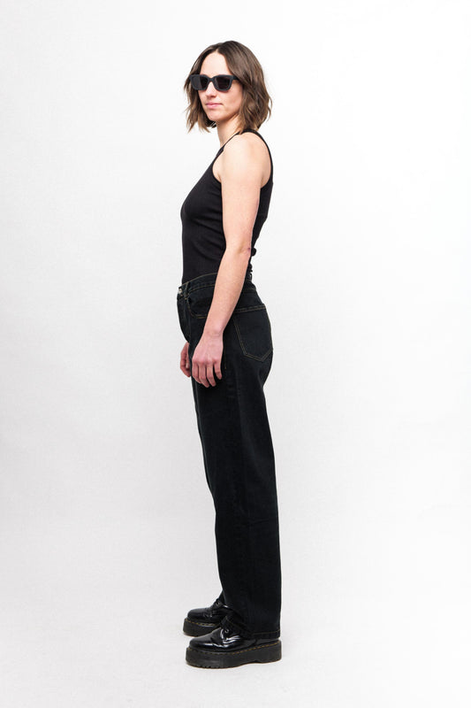 JEANS BOYFRIEND - BLACK - e.c.t. studio - ect.studio