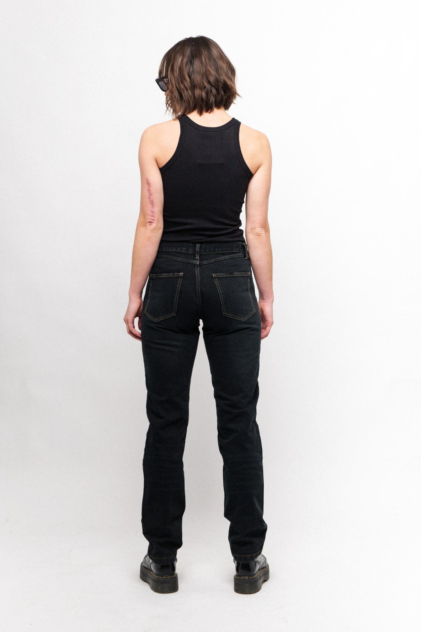 JEANS REGULAR - BLACK - e.c.t. studio - ect.studio