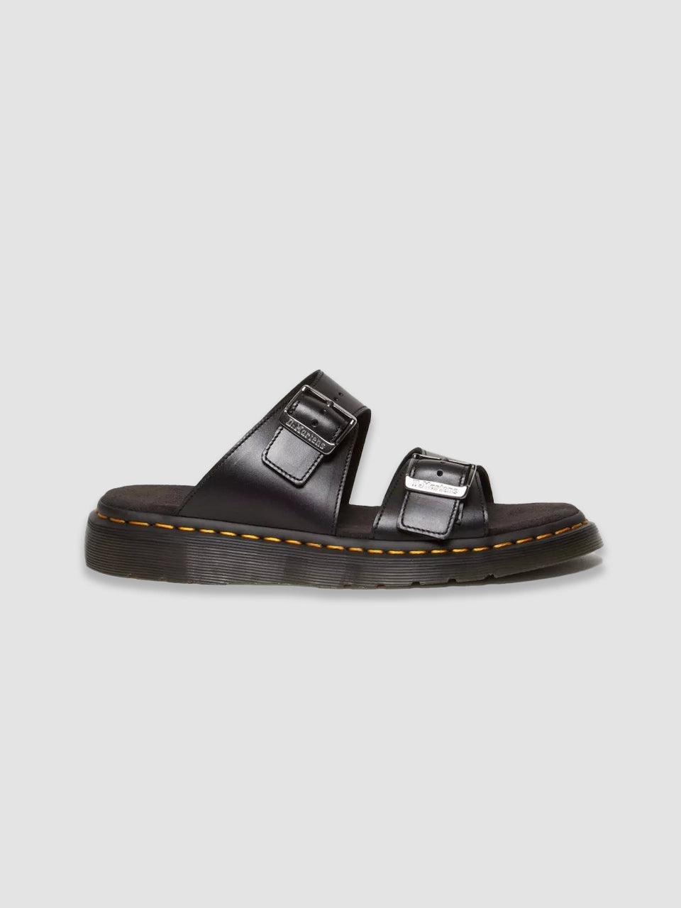 Josef Analine Leather Buckle Slide Sandals - Dr. Martens - ect.studio