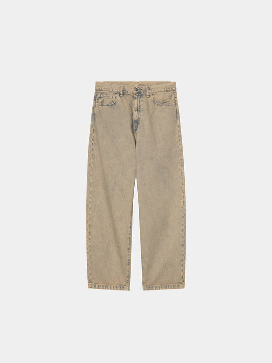 Landon Pant - Blue Leather Garment Dyed