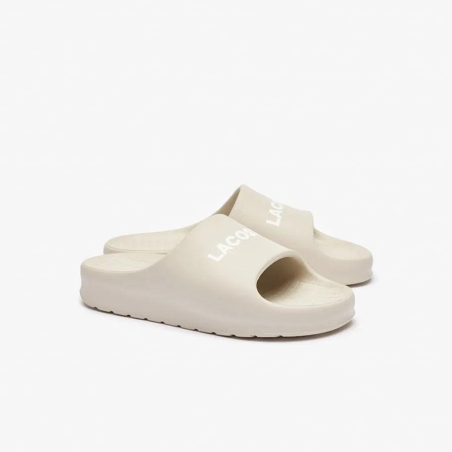 Mens Branded Serve Slide 2.0 - Offwhite - Lacoste - ect.studio