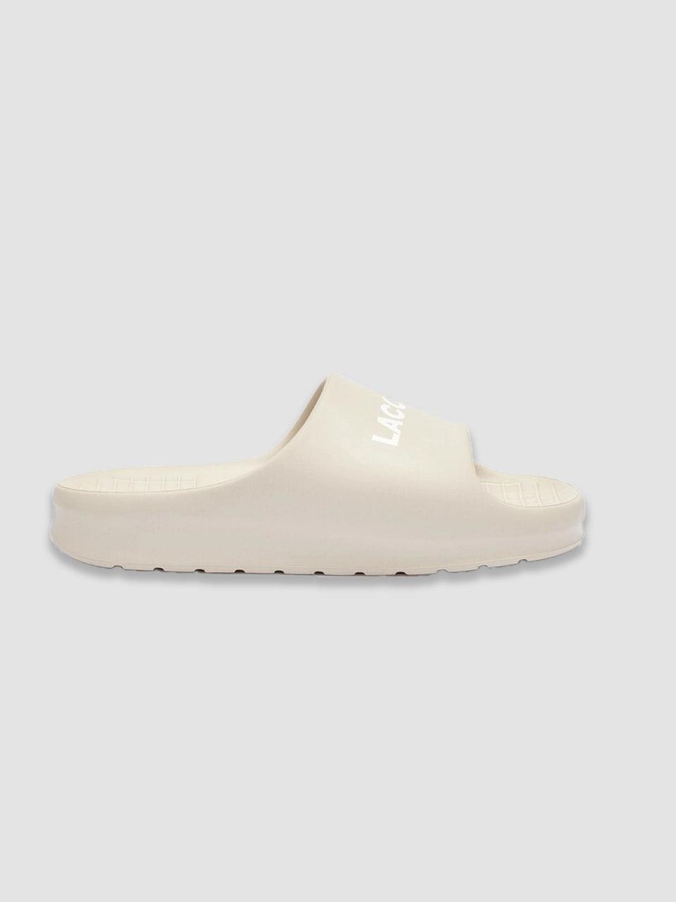 Mens Branded Serve Slide 2.0 - Offwhite - Lacoste - ect.studio