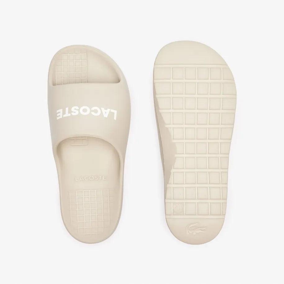 Mens Branded Serve Slide 2.0 - Offwhite - Lacoste - ect.studio