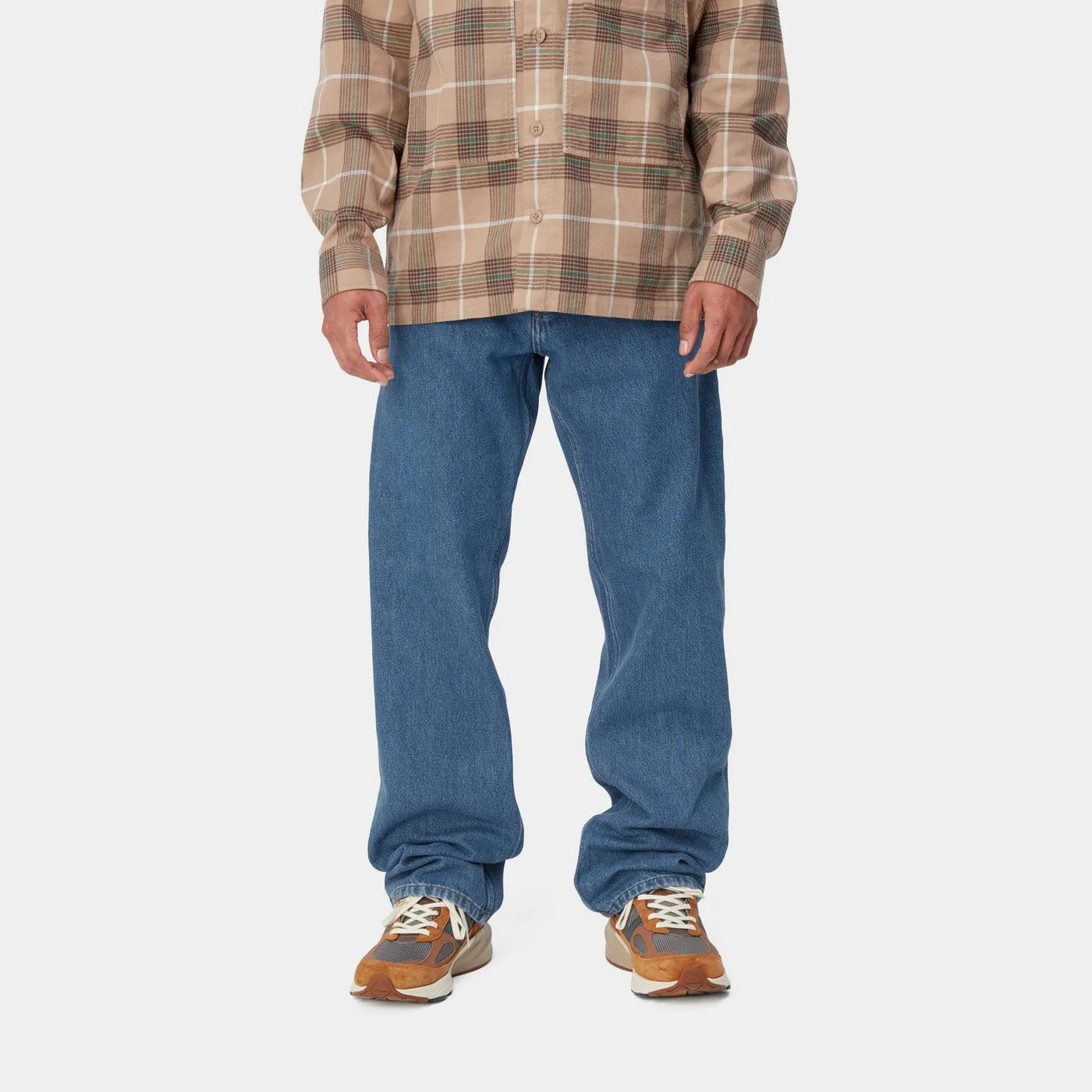 Nolan Pant - Blue Heavy Stone Washed - Carhartt WIP - ect.studio