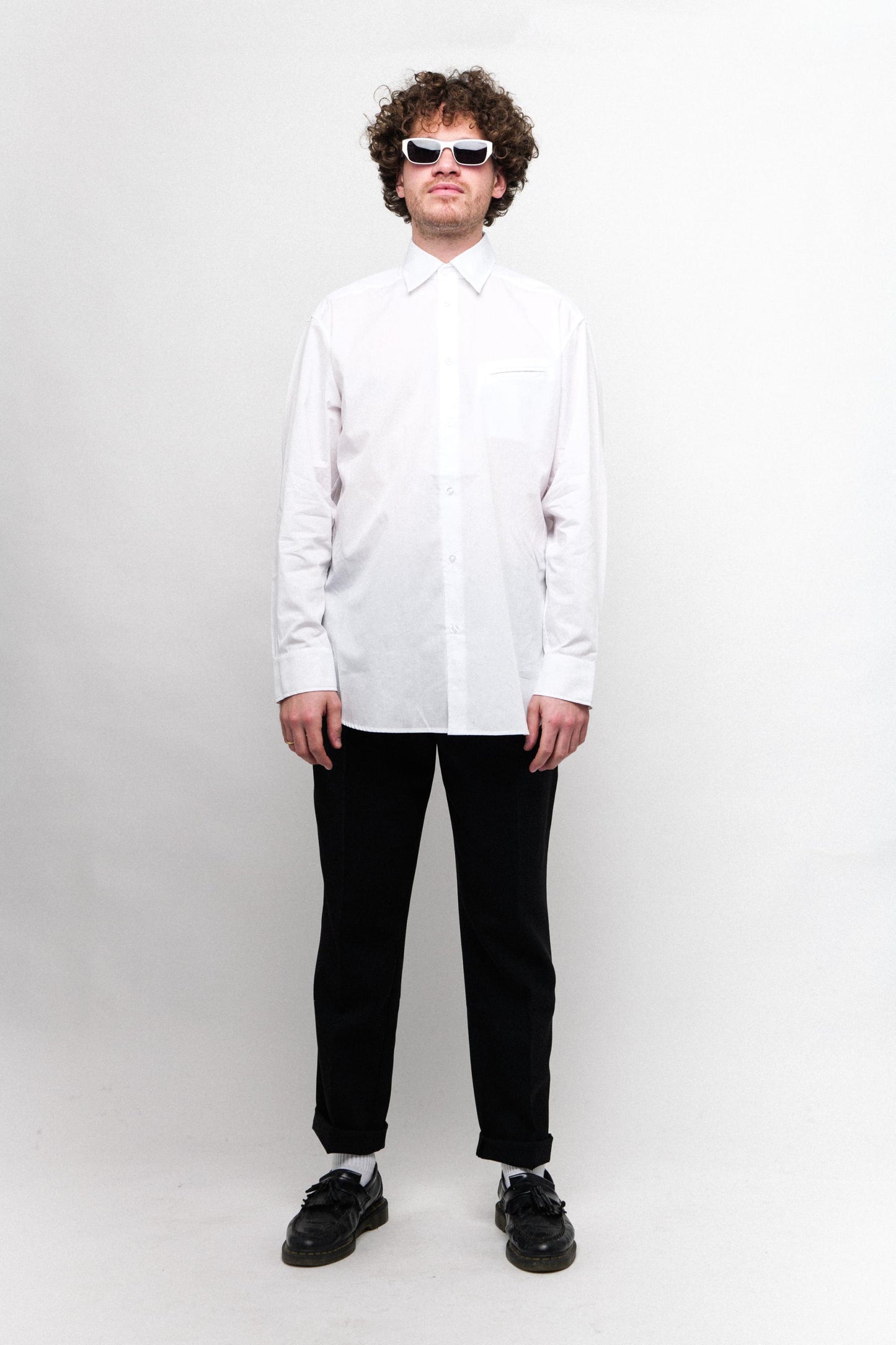 PLAIN SHIRT - WHITE - e.c.t. studio - ect.studio